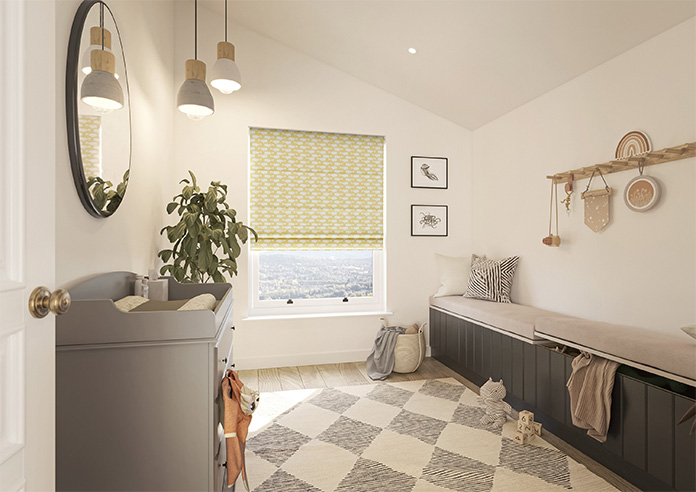 Whaling Around, Amber - Twist&Fit Roman Blind - Image 6